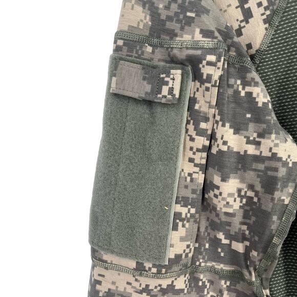 Massif Halo Flame Resistant Army Combat Shirt Mens Size Large Green Camo - Picture 3 of 8